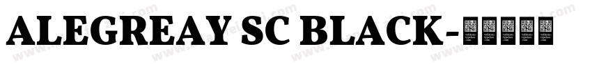 ALEGREAY SC BLACK字体转换